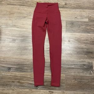 Lululemon Wunder Train High-Rise Tight 25” Chianti (US 4)